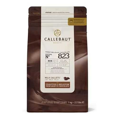 Шоколад молочный Callebaut 33.6% какао (823-RT-U68) 1 кг в Светофор