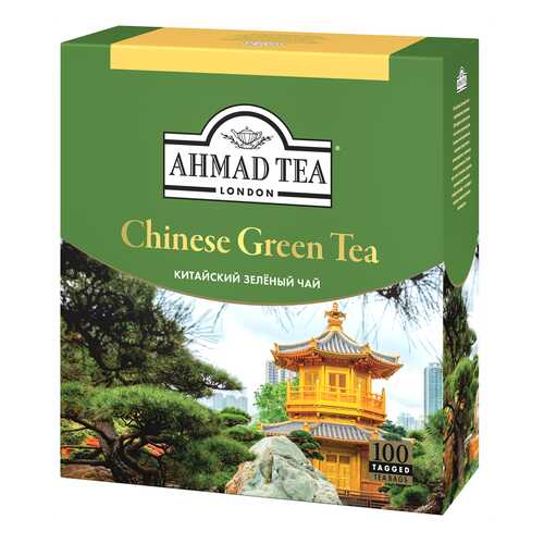 Чай Ahmad Tea «Китайский», зелёный, листовой, 100х1,8г в Светофор