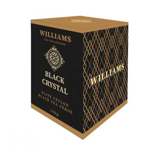 Чай Williams Black Crystal черный цейлонский Pekoe 100 г в Светофор