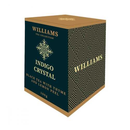 Чай Williams Indigo Crystal черный с чабрецом и цедрой лимона 100 г в Светофор