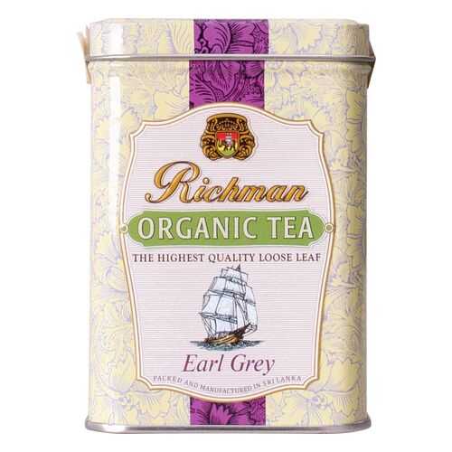 Чай черный Richman organic earl grey 100 г в Светофор