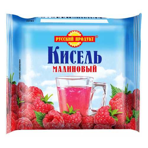 Кисель быстрого приготовления малиновый Русский Продукт брикет 220 г в Светофор