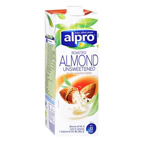 Напиток миндальный без сахара Alpro обогащенный кальцием и витаминами 1 л в Светофор