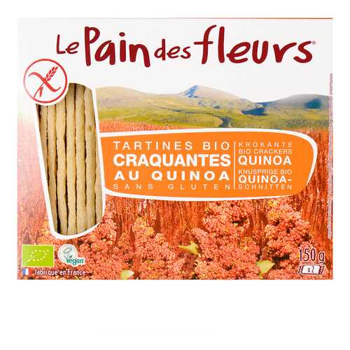 Хлебцы диетические из киноа Pain des fleurs 150 г в Светофор