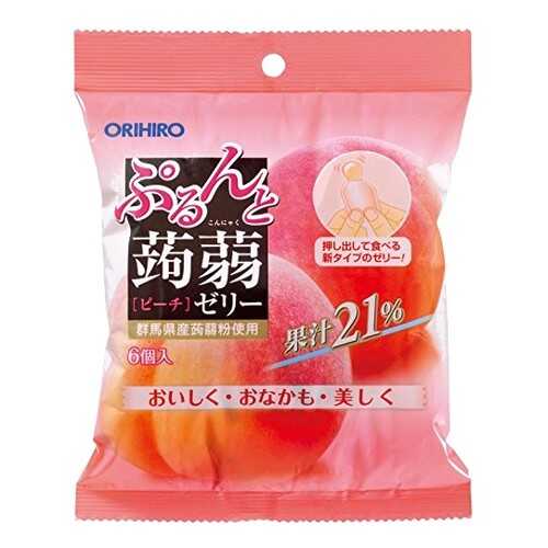 Желе конняку Orihiro персик порционное 120 г в Светофор