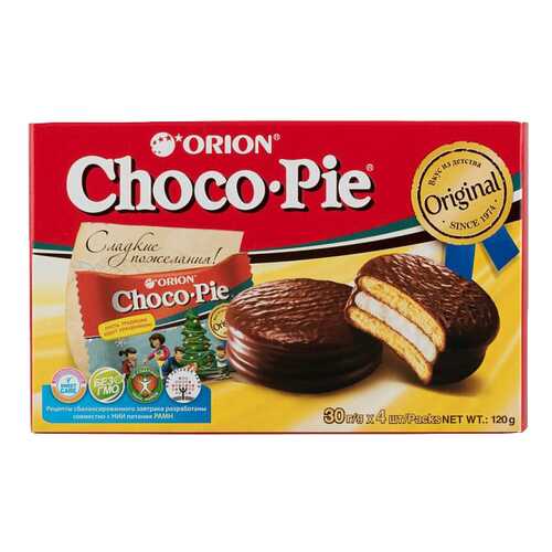 Пирожное Orion choco pie 120 г в Светофор