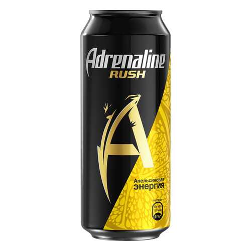 Напиток Adrenaline Juicy энергетический Апельсиновая энергия 449мл в Светофор