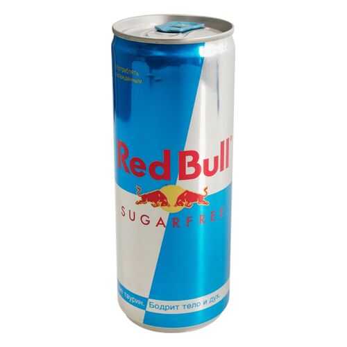 Напиток энергетический Red Bull без сахара жестяная банка 0.25 л в Светофор
