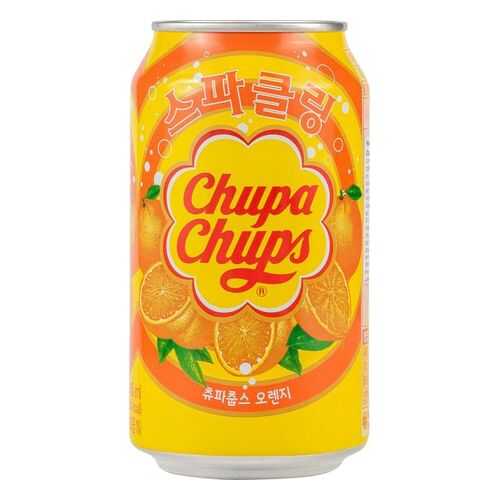 Напиток сильногазированный Chupa Chups апельсин жестяная банка 0.345 л в Светофор