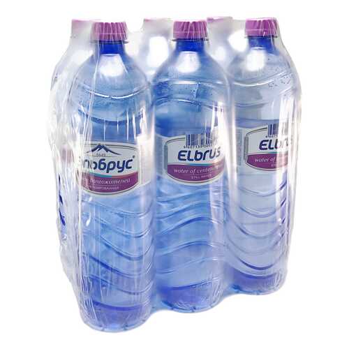 Вода питьевая Эльбрус негазированная пластик 1.5 л 6 штук в Светофор