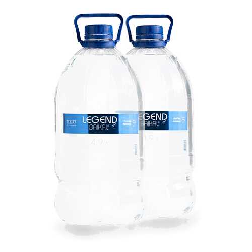 Вода питьевая глубинная Legend of Baikal, негазированная, пластик, 2 шт. по 4,9 л в Светофор