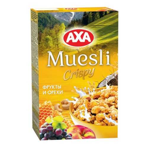 Мюсли сrispy AXA фрукты и орехи 250 г в Светофор