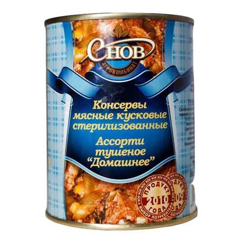 Ассорти Снов тушеное домашнее 338 г в Светофор
