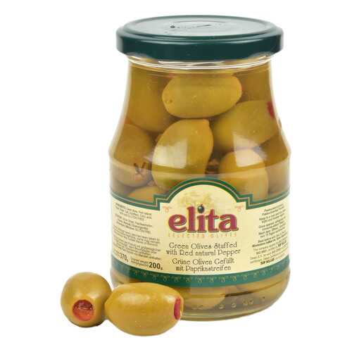 Оливки с Перцем ELITA 360 гр. (Греция) в Светофор
