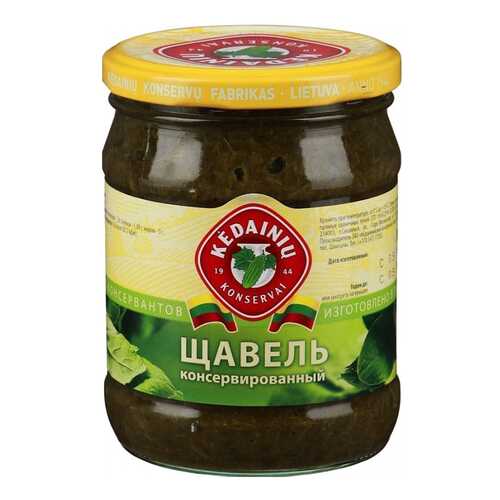 Щавель Kedainiu консервированный 480г в Светофор