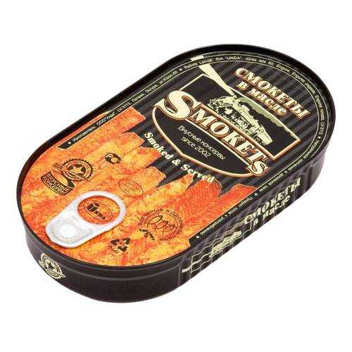 Смокеты Smoked&Served вкусные консервы в растительном масле 175 г в Светофор