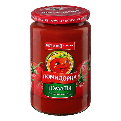 Томаты Помидорка в собственном соку 480г в Светофор