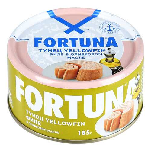 Тунец Fortuna филе в оливковом масле 185 г в Светофор