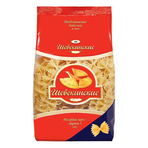 Макаронные изделия Шебекинские бабочки 350 г в Светофор