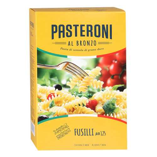 Макароны Pasteroni fuzili №125 спиральки 450 г в Светофор