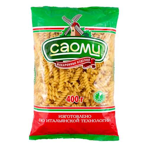 Макароны Саоми спирали фигурные 400 г в Светофор