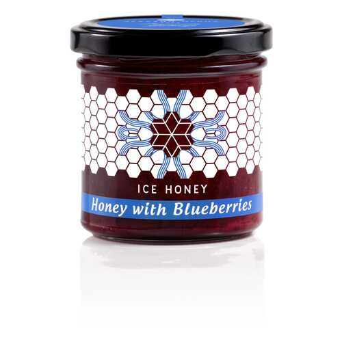 Мед Ice honey с черникой (Honey with Blueberries) 200 г в Светофор