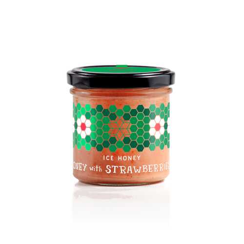 Мед Ice honey с клубникой (Honey with Strawberries) 200 г в Светофор