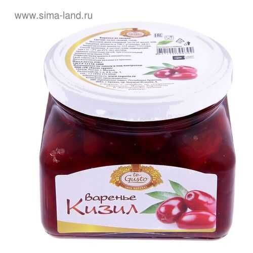 Варенье Te Gusto из кизила 430 г Армения в Светофор