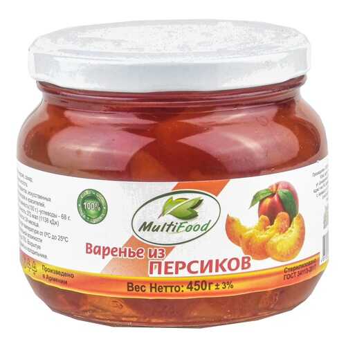 Варения Multi Food из персиков 440 г в Светофор