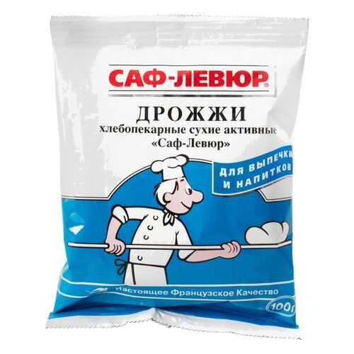 Дрожжи хлебопекарные Саф-левюр сухие активные 100 г в Светофор