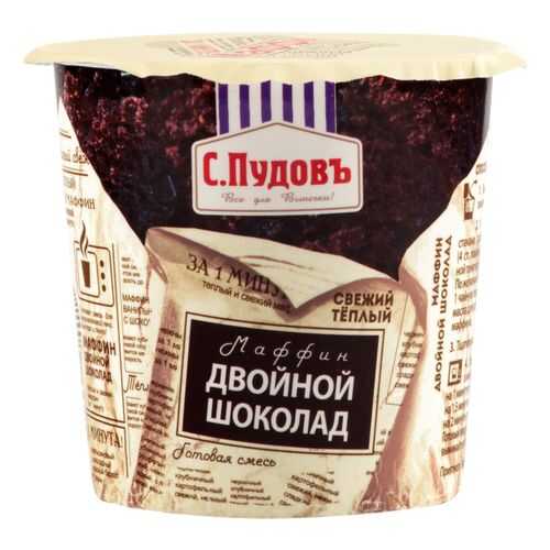 Маффин двойной шоколад за 1 минуту С.Пудовъ 70 г в Светофор