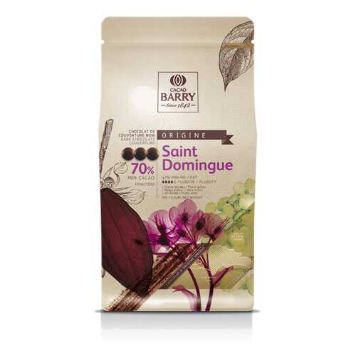 Шоколад Cacao Barry SAINT DOMINGUE - Темный горький, 70%, 1кг. в Светофор