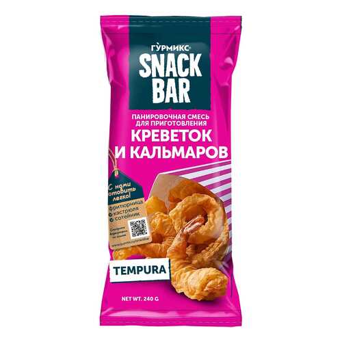 Смесь панировочная для приготовления креветок и кальмаров Гурмикс, 240г в Светофор