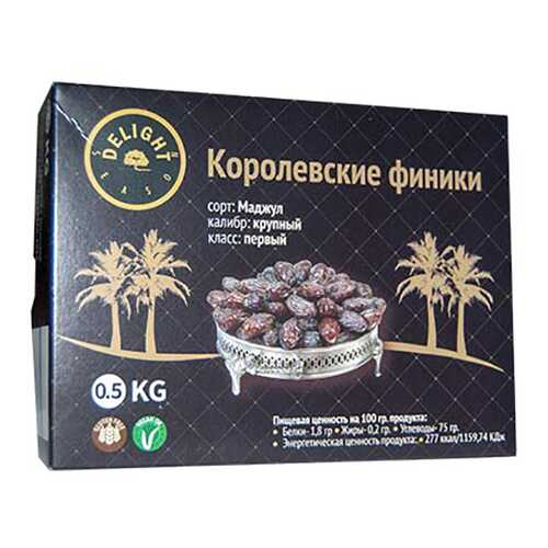 Финики Delight Season сушеные с косточкой 500 г в Светофор