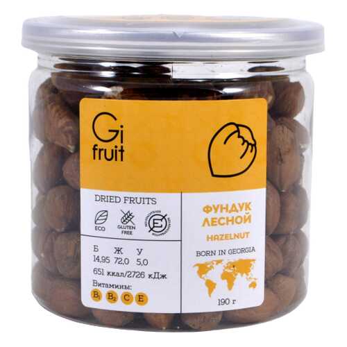 Фундук лесной Gifruit, 190г в Светофор