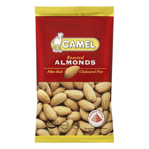 Миндаль натуральный печеный roasted almond Camel 40 г в Светофор