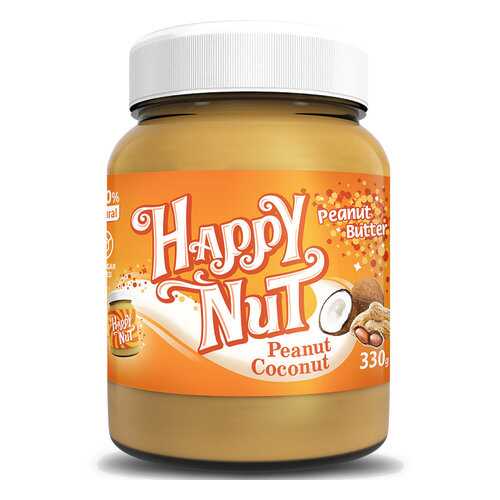 Арахисовая паста HAPPY NUT с кокосом 330 г в Светофор