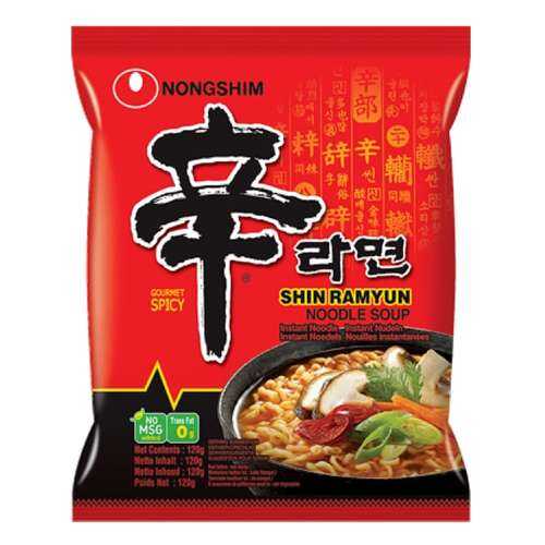 Лапша быстрого приготовления Шин Рамен Nongshim 120 г в Светофор