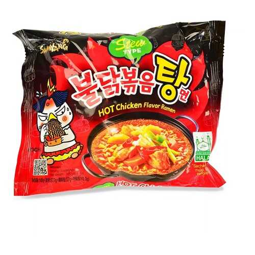 Лапша Samyang острая с курицей, 145 г, Южная Корея в Светофор