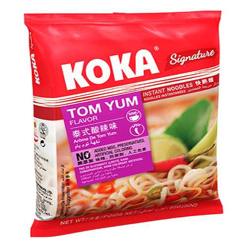Лапша сингапурская Koka со вкусом том ям 85 г в Светофор