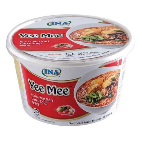 Лапша Yee Mee Ina карри с морепродуктами быстрого приготовления 100 г в Светофор