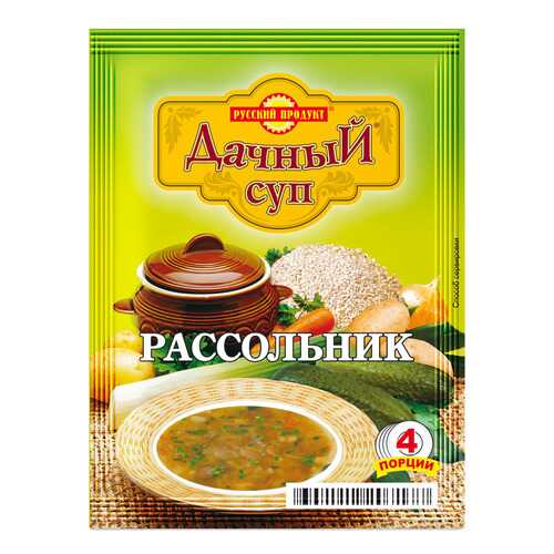 Суп дачный Русский Продукт рассольник варочный 65 г в Светофор