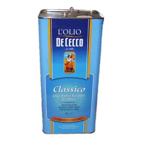Масло De Cecco classico extra virgine оливковое нерафинированное 5 л в Светофор