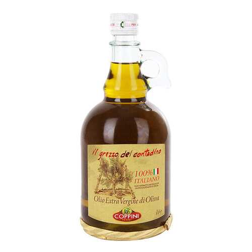 Масло оливковое Coppini Grezzo Contadino Extra Virgin нерафинированное 1 л в Светофор