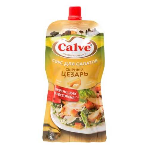 Соус Calve для салатов сырный цезарь 230 г в Светофор