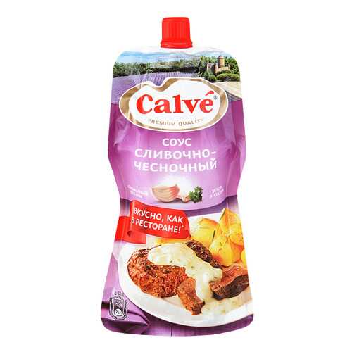 Соус Calve сливочно-чесночный для мяса 230 г в Светофор