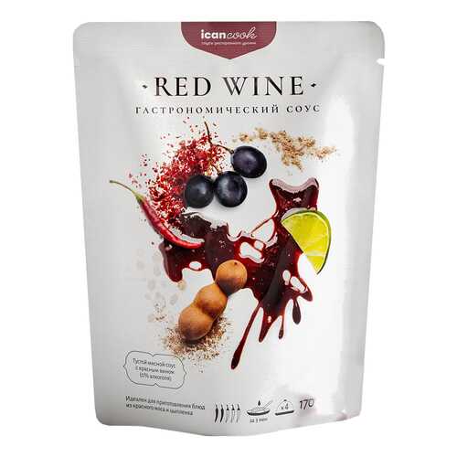 Соус Red wine icancook гастрономический 170 мл в Светофор