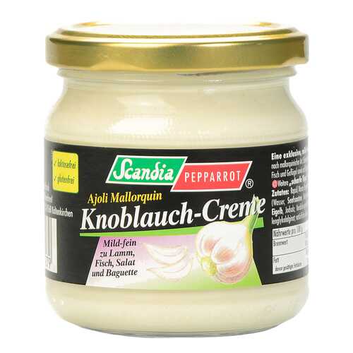 Соус Scandia Pepparrot айоли с чесноком 180 г в Светофор