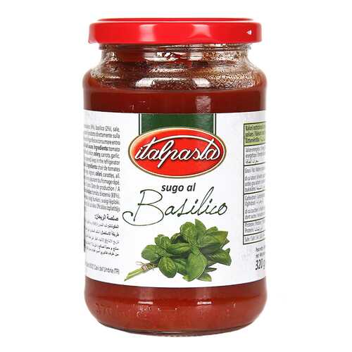Соус томатный Italpasta с базиликом 320 г в Светофор