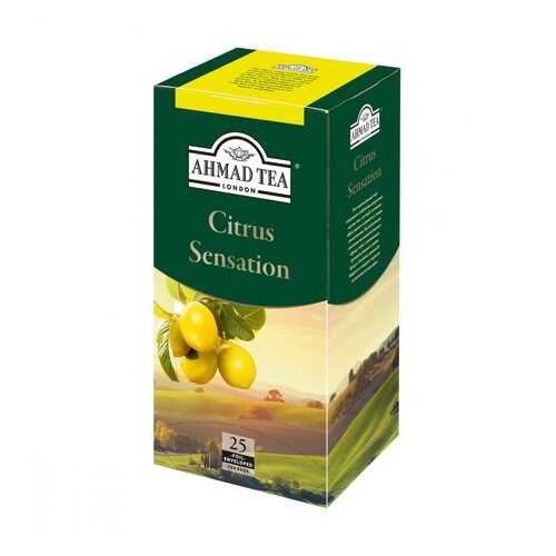 Чай Ahmad Citrus Sensation черный с лаймом 25 пакетиков в Светофор